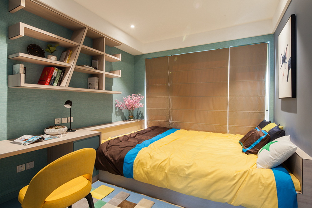 浦东新区金融家125平方现代简约风格三室户儿童房装修效果图