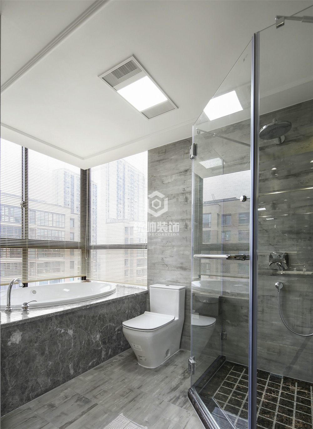 杨浦区江浦路160平方简美风格复式卫生间装修效果图