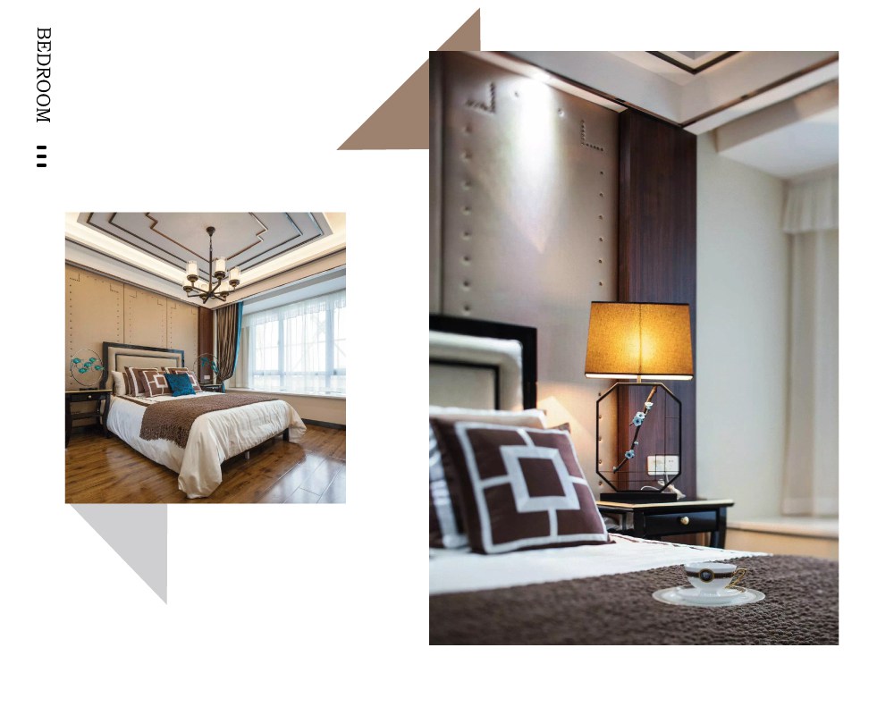 青浦区中建锦绣天地130平方新中式风格3室2厅2卫卧室装修效果图