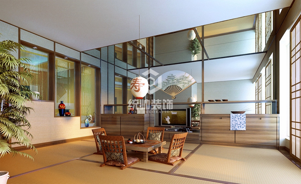 浦东新区东晶国际286平方新中式风格独栋休闲室装修效果图
