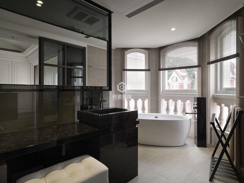 青浦区晴壁园420平方新古典风格别墅卫生间装修效果图