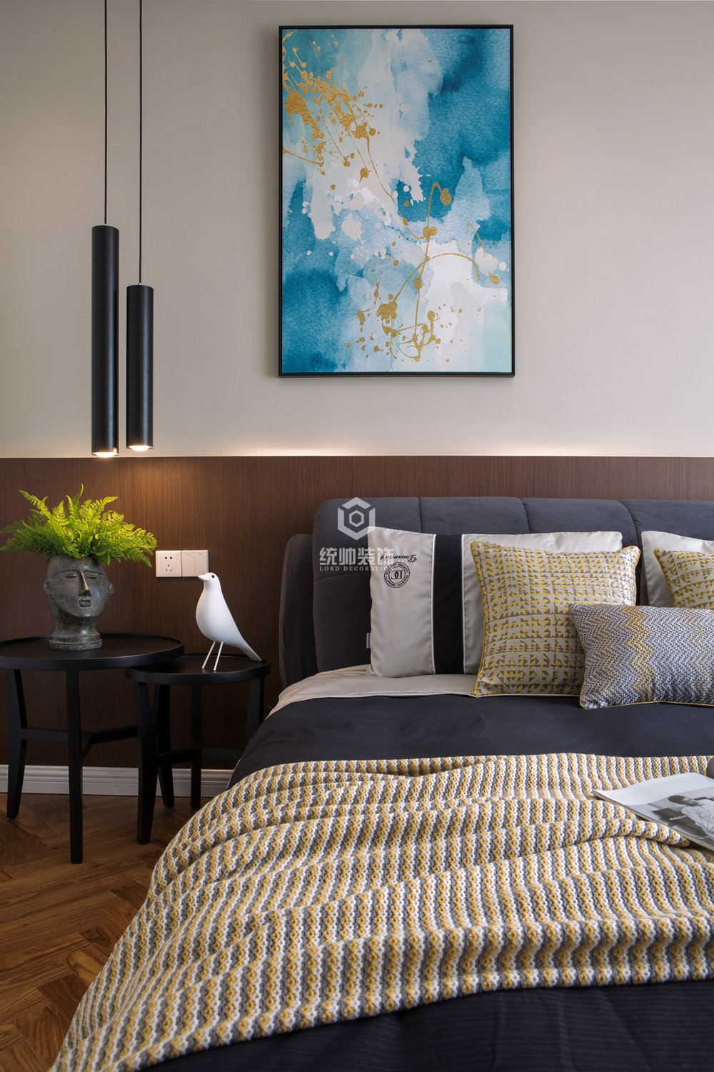浦东新区初夏的马卡龙160平方法式风格三室两厅卧室装修效果图