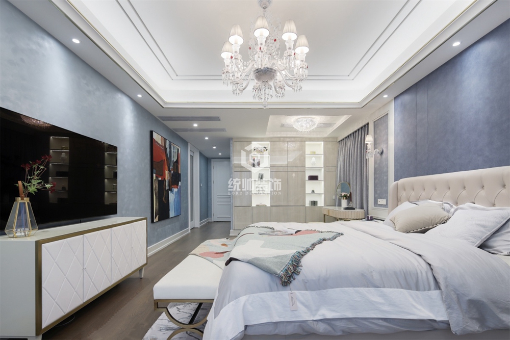 松江区兰园150平方法式风格四室两厅卧室装修效果图