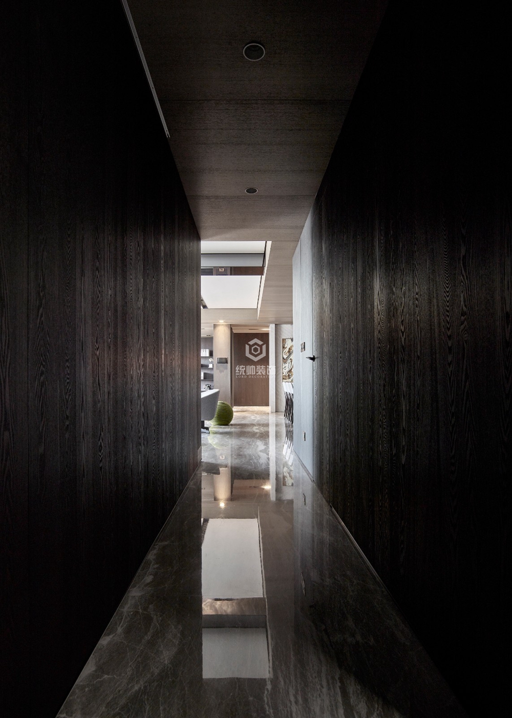 浦东新区朱宅宁静与凝境172平方现代简约风格3室2厅走廊装修效果图