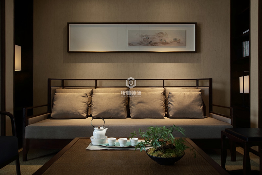 寶山區竹韻，氣節170平現代簡約客廳裝修效果圖