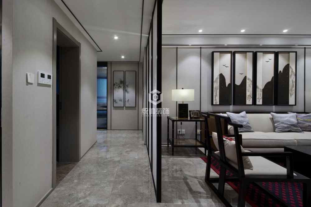 黄浦区上海滩新昌城146平方中式风格五室二厅客厅装修效果图