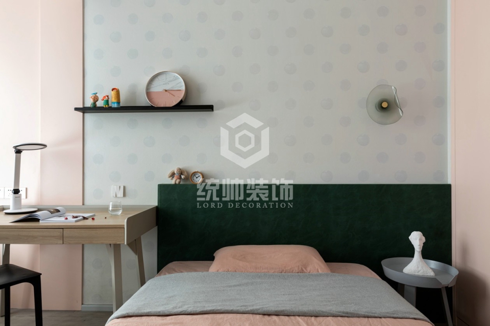 长宁区万博花园128平方现代简约风格平层卧室装修效果图