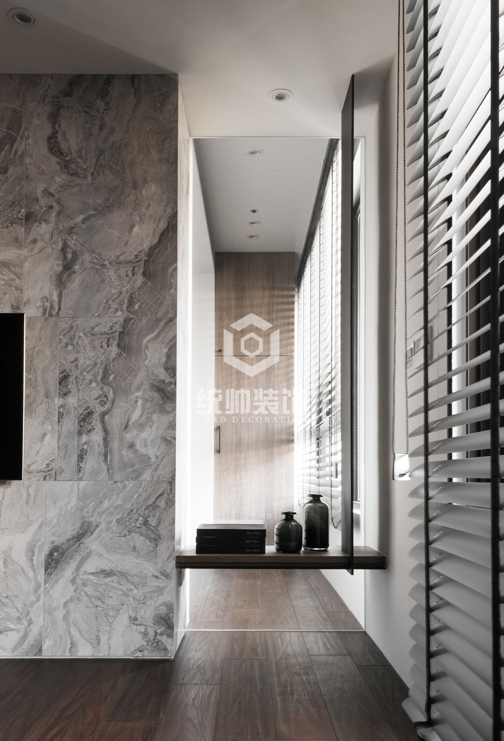 徐汇区海峡水晶国际140平方现代简约风格四室两厅玄关装修效果图