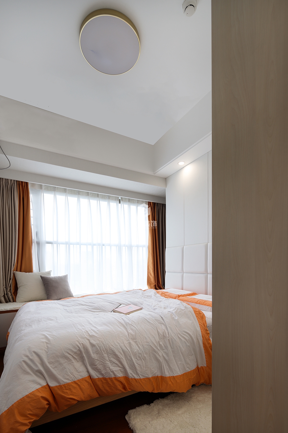 浦东新区天河尚海100平方现代简约风格三房两厅卧室装修效果图