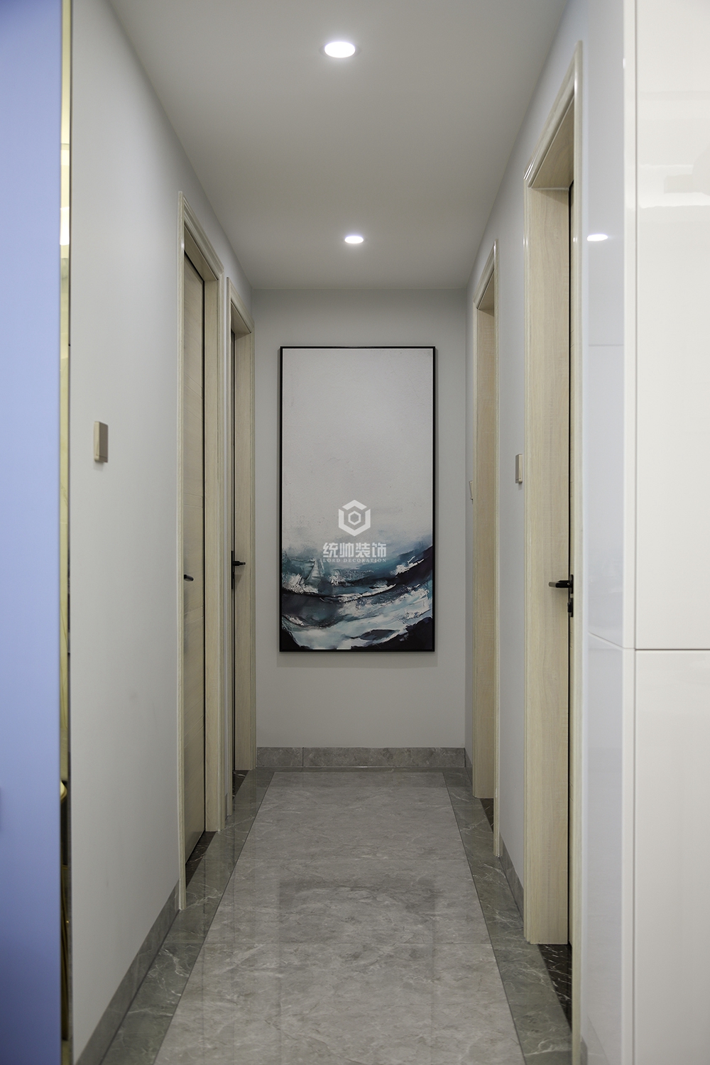 浦东新区天河尚海100平方现代简约风格三房两厅走廊装修效果图