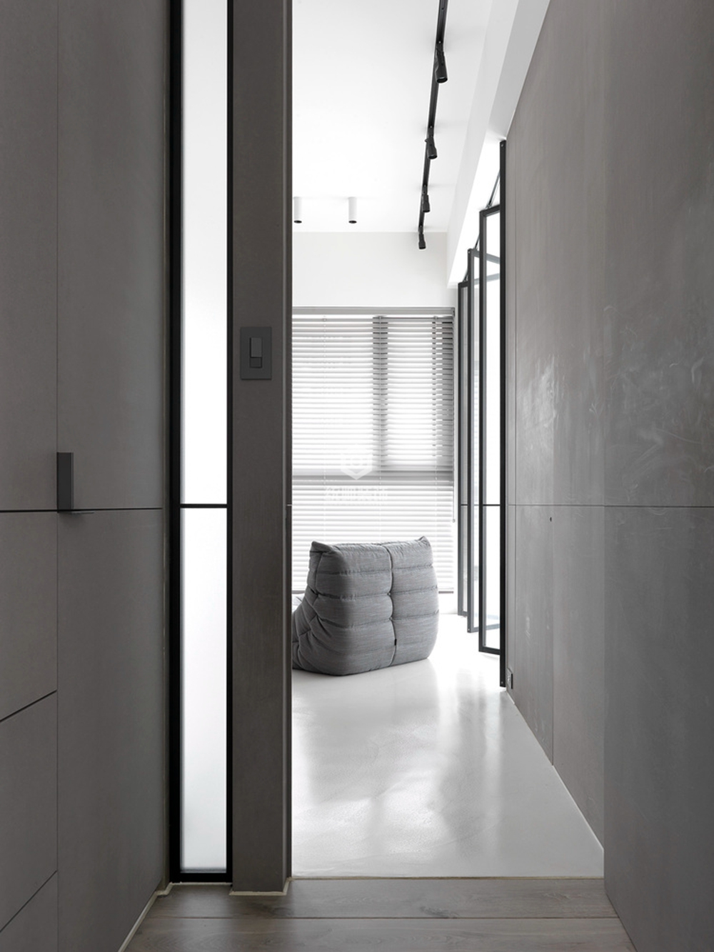 浦东新区证大家园110平方现代简约风格两房两厅客厅装修效果图
