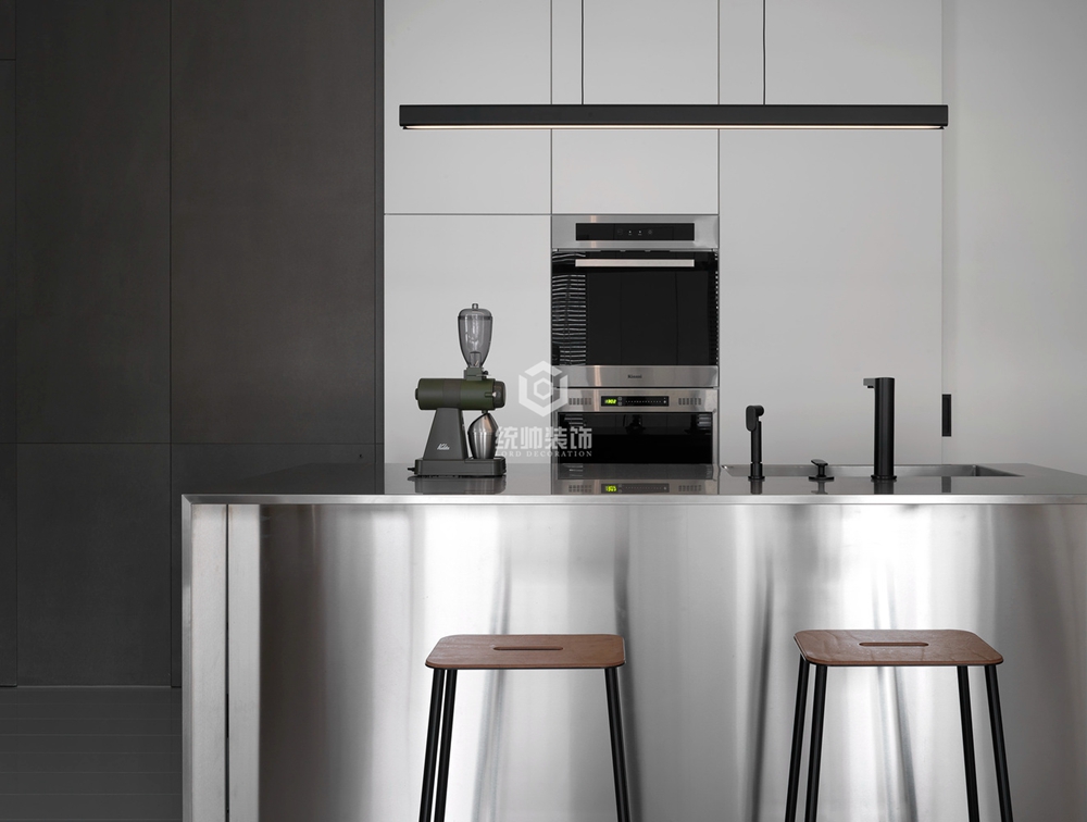 浦东新区证大家园110平方现代简约风格两房两厅厨房装修效果图