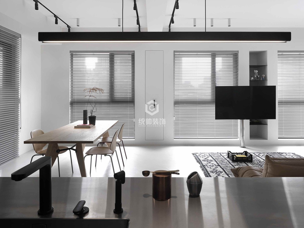 浦东新区证大家园110平方现代简约风格两房两厅厨房装修效果图
