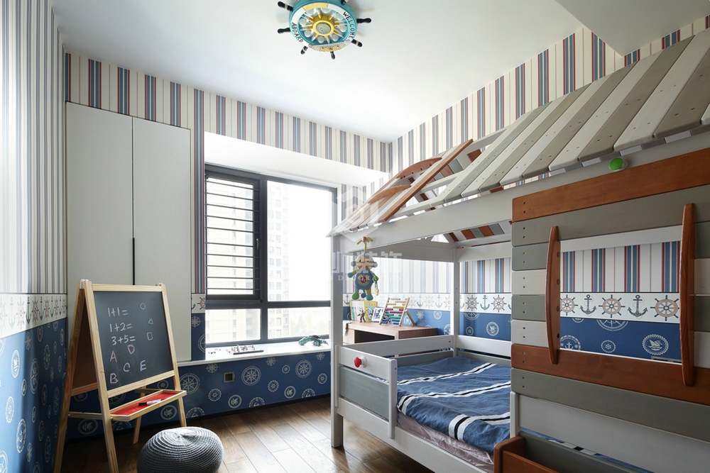 浦东新区衡园135平方现代简约风格三房两厅卧室装修效果图