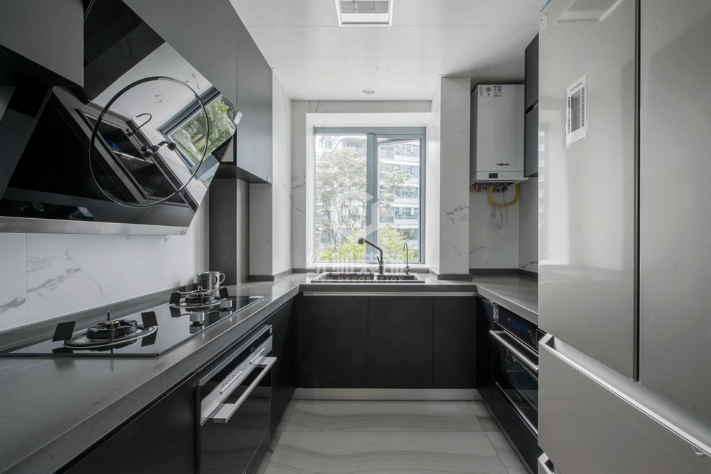 浦东新区银河湾105平方现代简约风格四房两厅厨房装修效果图