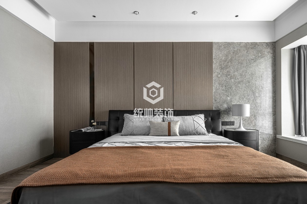 浦东新区常发豪庭175平方现代简约风格大平层卧室装修效果图