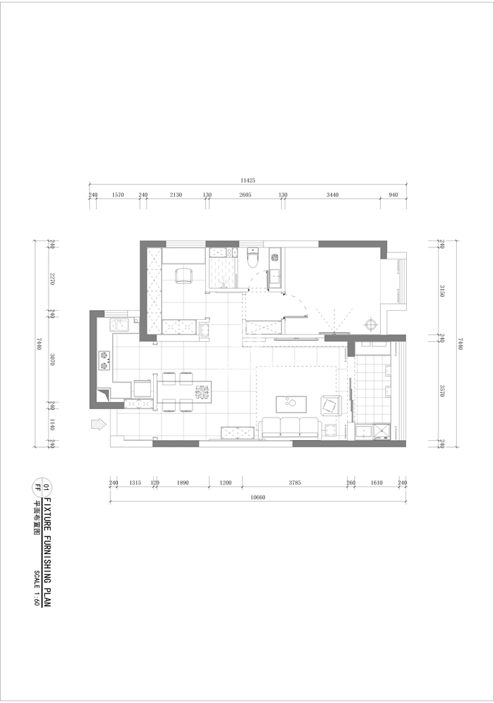 浦东新区中建状元府90平方现代简约风格两房两厅一卫其他区域装修效果图