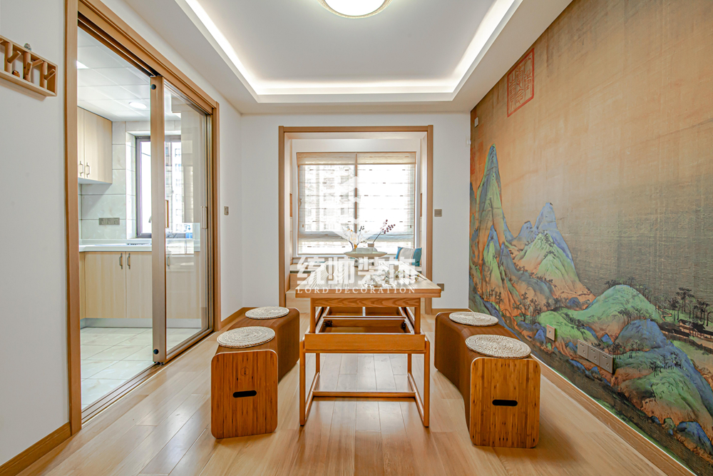 闵行区浦江瑞和城85平方日式风格2室1厅餐厅装修效果图