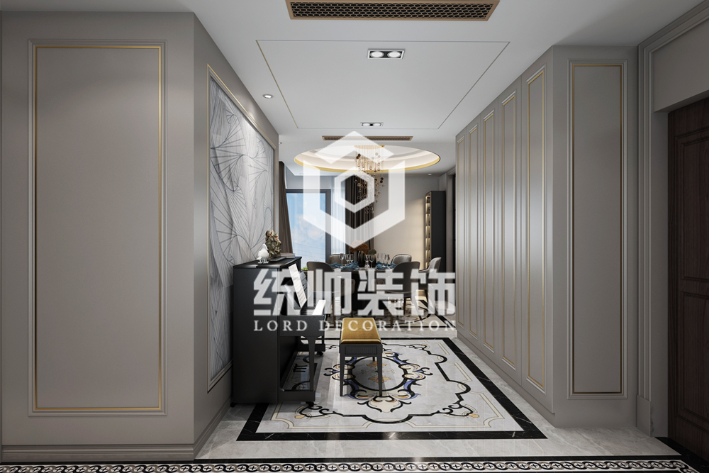 浦东新区尚海郦景150平方现代简约风格4室2厅玄关装修效果图
