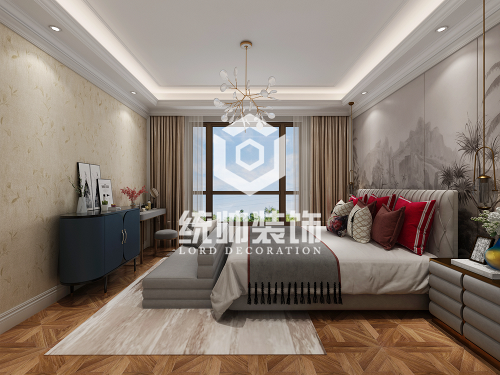 浦东新区尚海郦景150平方法式风格4室2厅卧室装修效果图