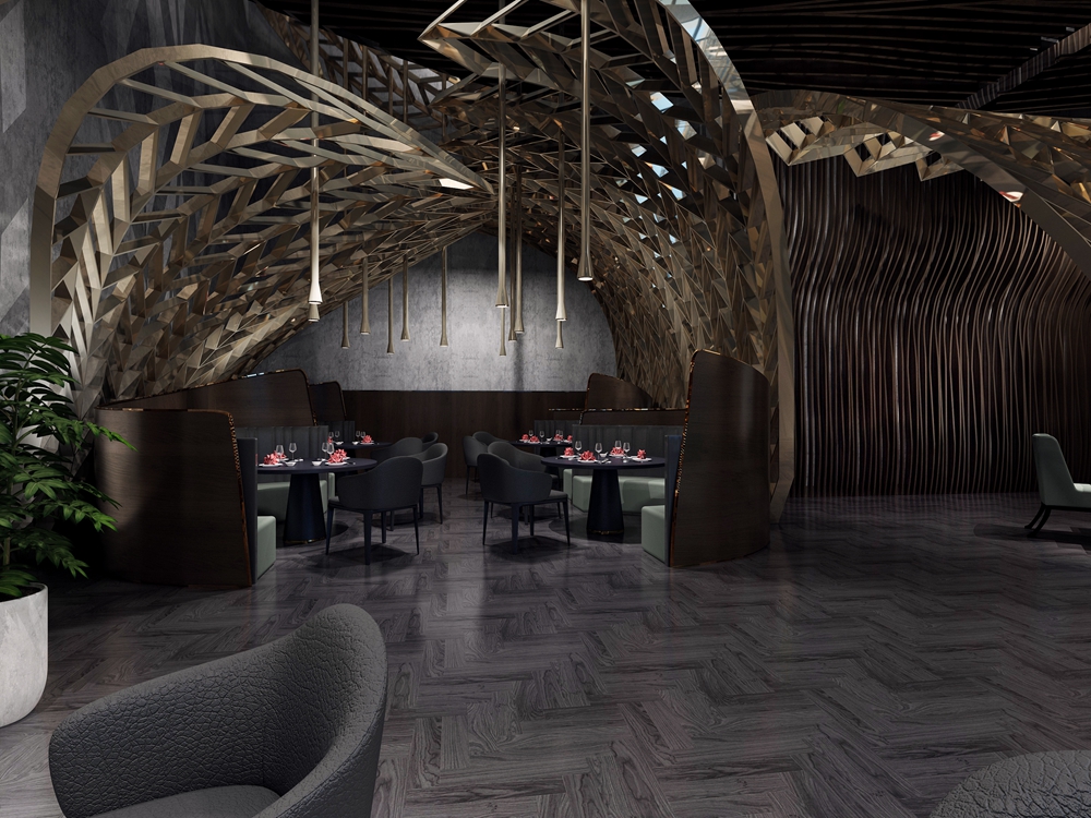 浦东新区轻食餐厅500平现代简约其他区域装修效果图