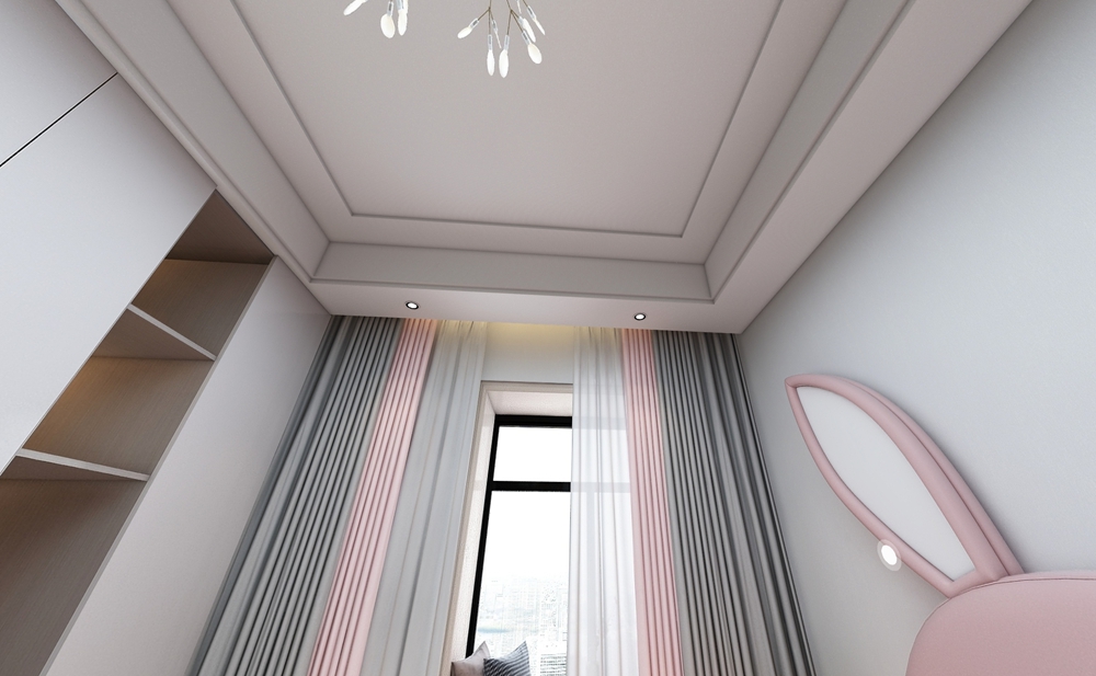 浦东新区幸福家园200平方轻奢风格大平层卧室装修效果图