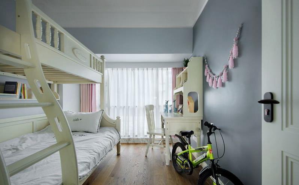 浦东新区上海绿城130平方现代简约风格住宅卧室装修效果图
