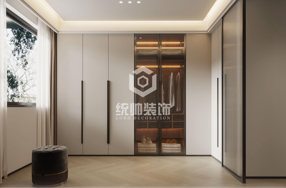 浦东新区金上海家142平方现代简约风格三房二厅衣帽间装修效果图
