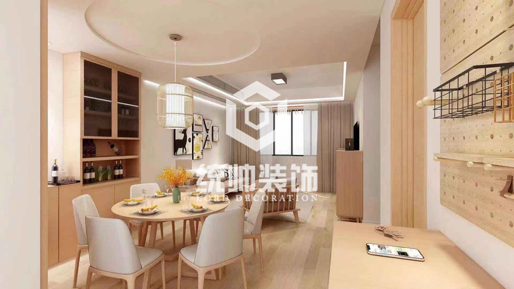 浦东新区公元2040140平方日式风格3室2厅餐厅装修效果图