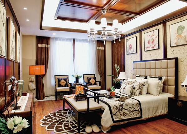 上海中式别墅装修公司哪家好?300平中式别墅装修，第一眼就很古典优美!
