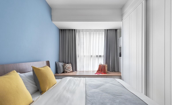二胎家庭90多平公寓设计，以色彩传递情感与个性