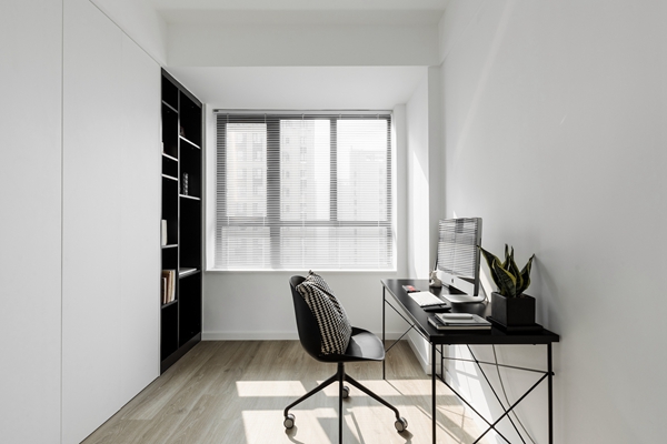 极简黑白灰120平方公寓设计：生活里不动声色的柔软
