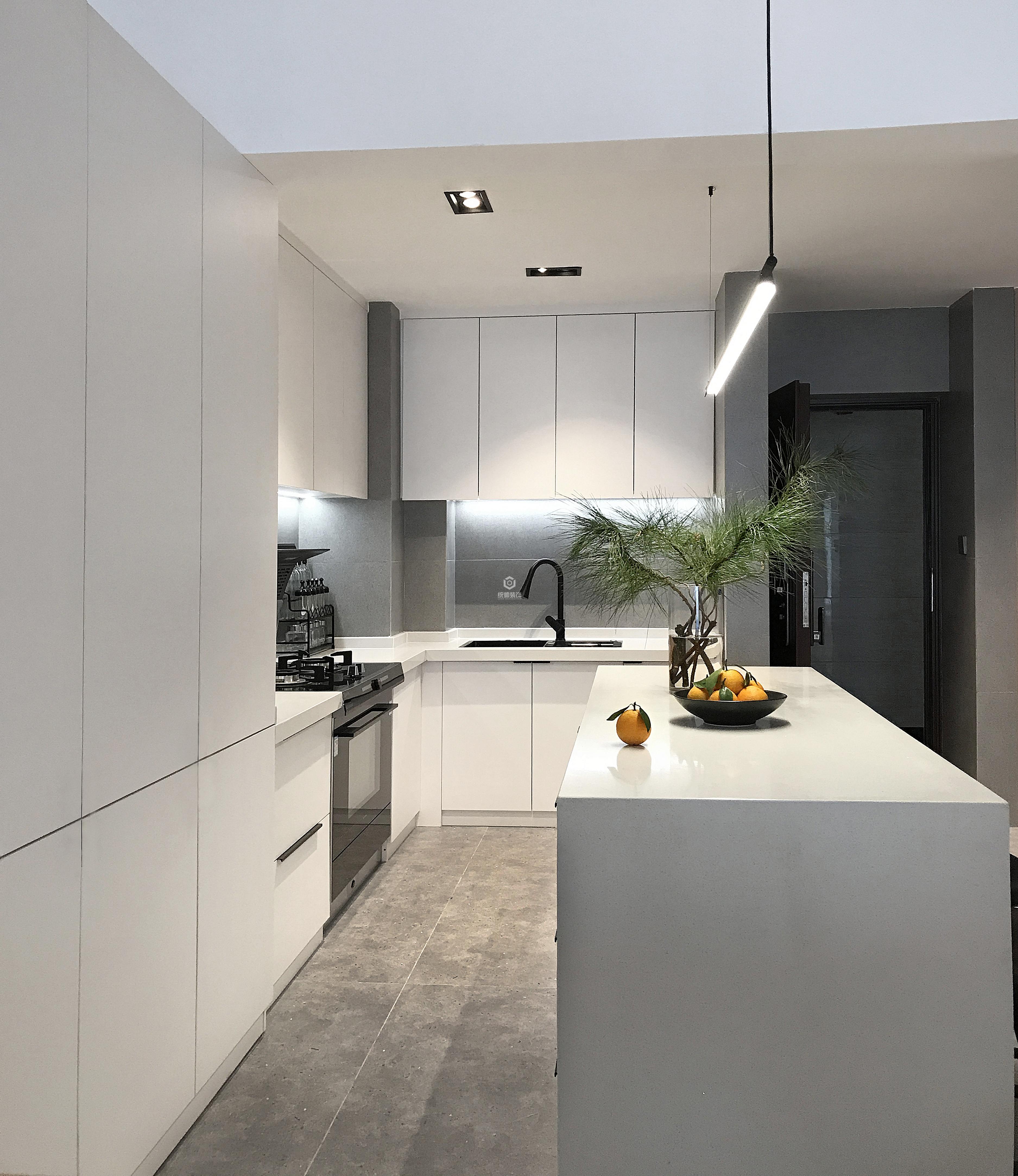 浦东新区经纬城市110平方现代简约风格3室2厅厨房装修效果图