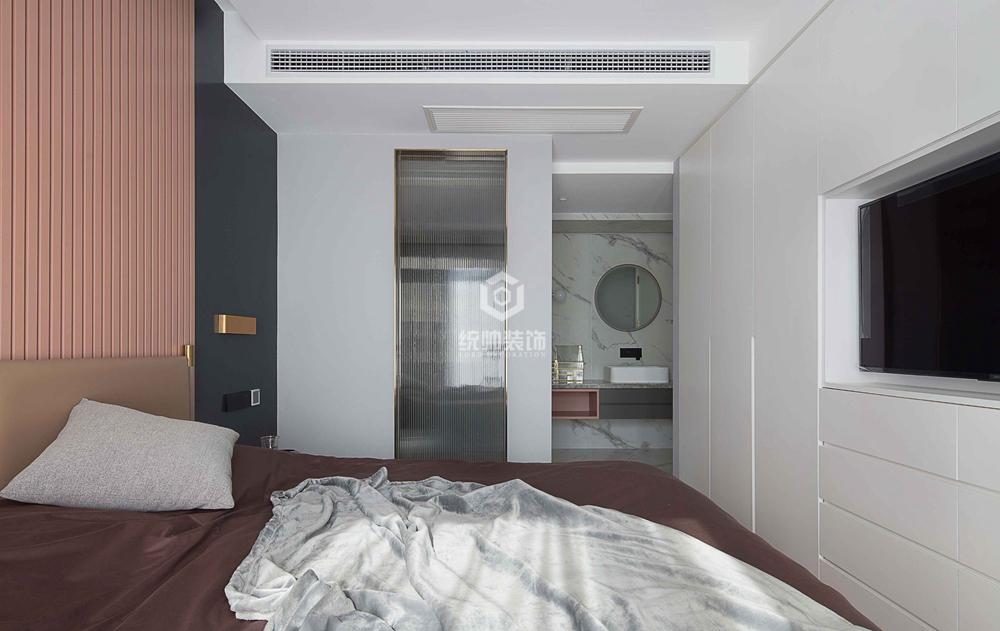 浦东新区上海康城110平方现代简约风格3室2厅卧室装修效果图
