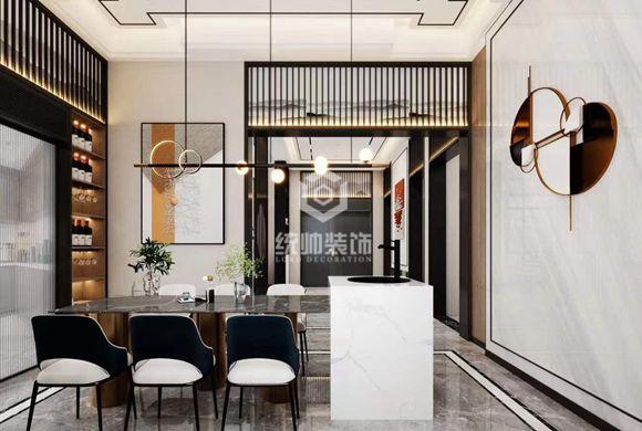 松江区三迪曼哈顿171平方现代简约风格三室餐厅装修效果图