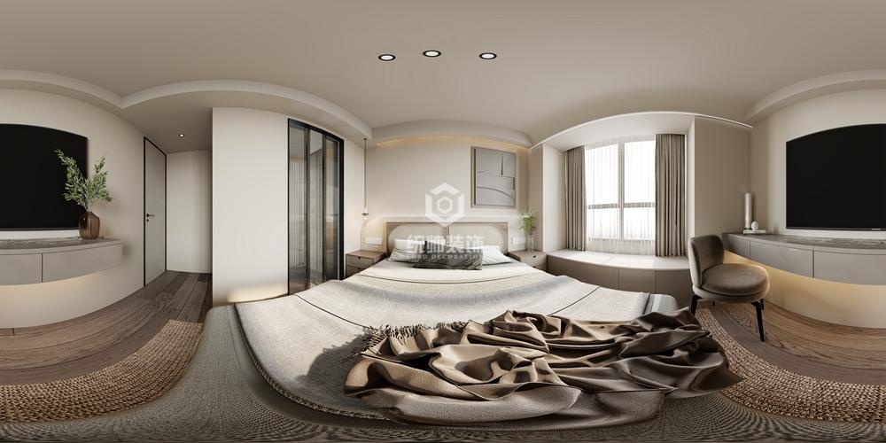 浦东新区中海-云麓里95平方日式风格三室两厅一厨两卫卧室装修效果图