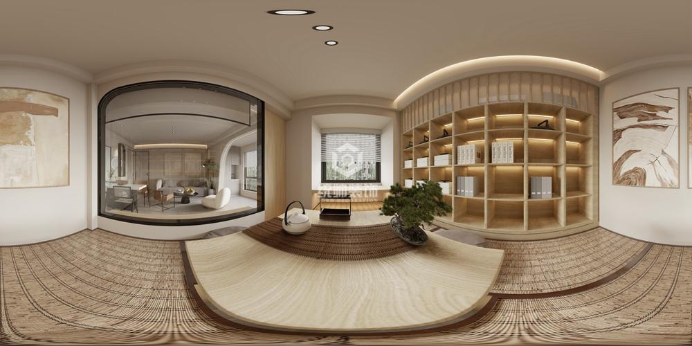 浦东新区中海-云麓里95平方日式风格三室两厅一厨两卫其他区域装修效果图