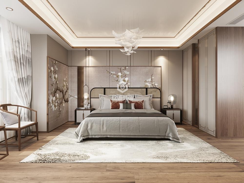 浦東新區綠地東上海150平中式臥室裝修效果圖