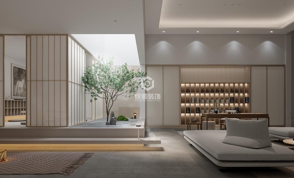 上海周邊花溪公館500平現代簡約休閑室裝修效果圖