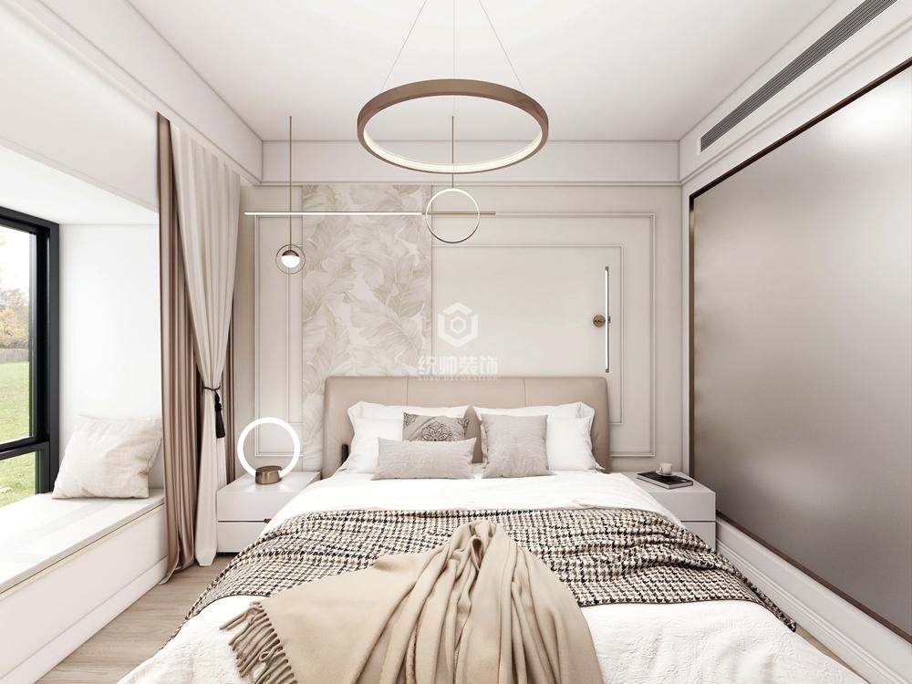 浦东新区亚洲花园75平方法式风格两室一厅卧室装修效果图
