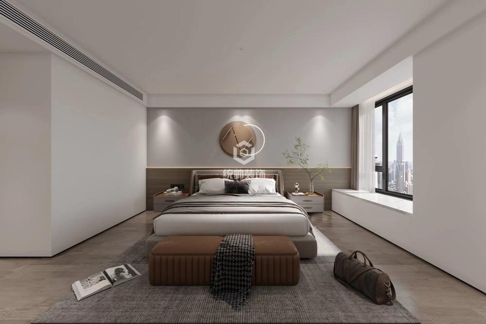 浦东新区盛世年华180平方轻奢风格大平层卧室装修效果图