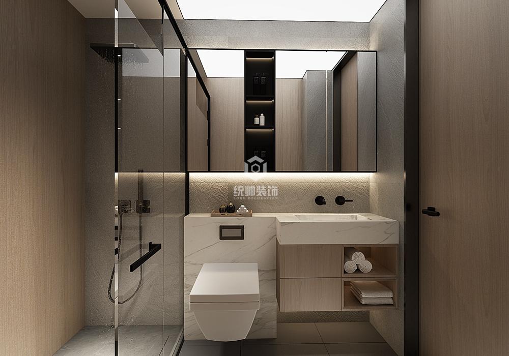 浦东新区国际华城110平方现代简约风格两房两厅卫生间装修效果图