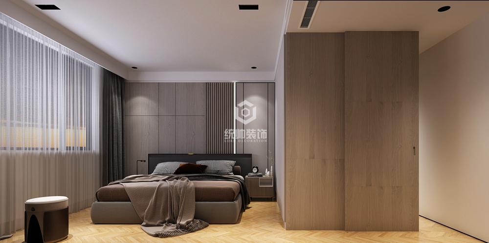 浦东新区顺鑫家园130平方现代简约风格两房两厅卧室装修效果图