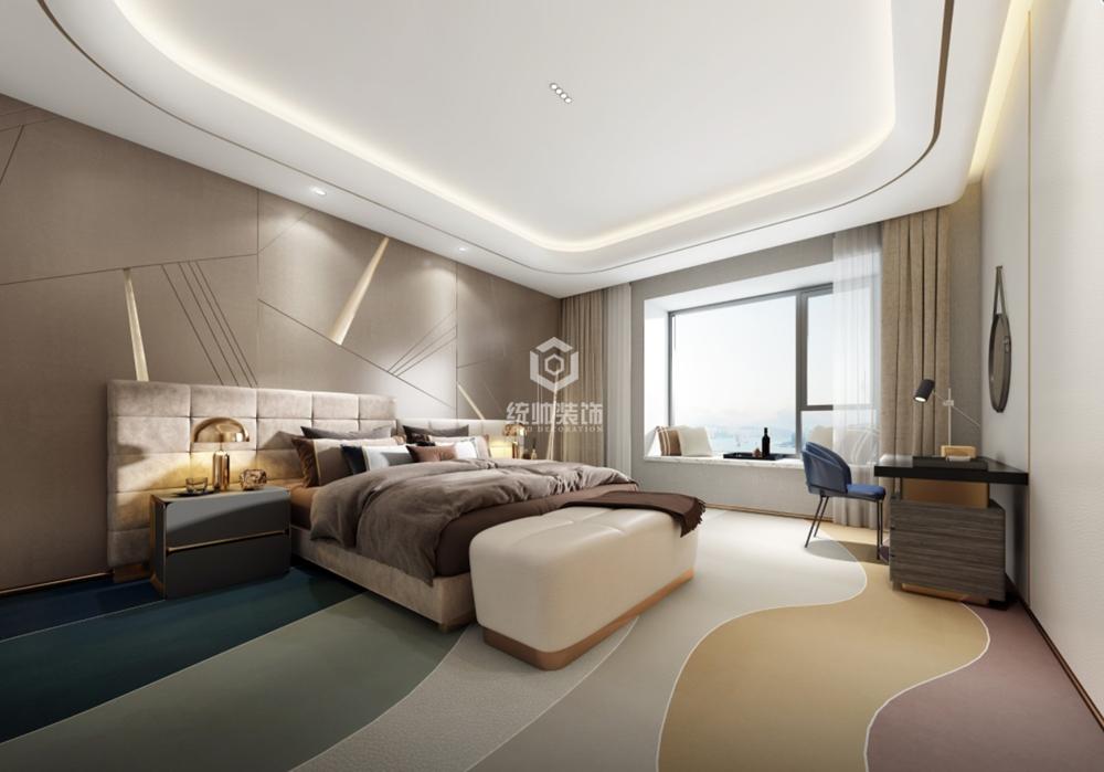徐汇区尚海湾280平方现代简约风格大平层卧室装修效果图