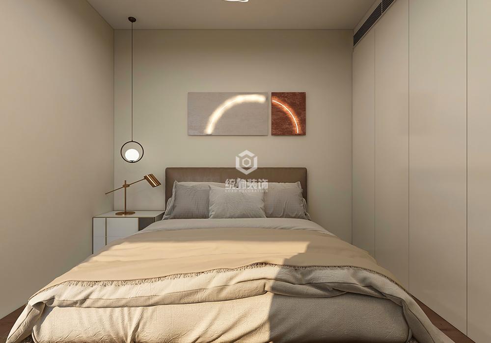 普陀區陽光威尼斯82平現代簡約臥室裝修效果圖