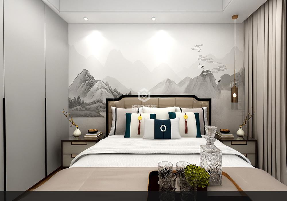 浦东新区天鹅泉公寓150平轻奢卧室装修效果图