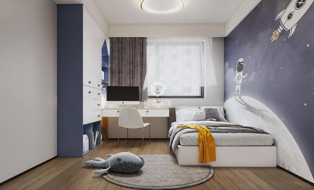 黃浦區百匯公寓103平現代簡約臥室裝修效果圖