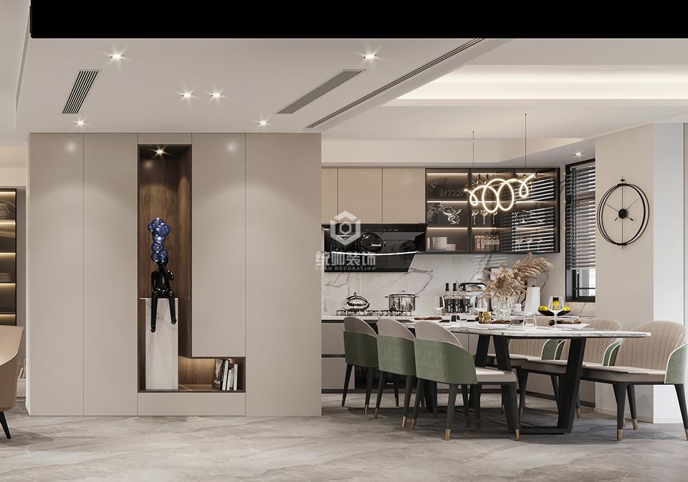 浦東新區未來域城150平現代簡約餐廳裝修效果圖