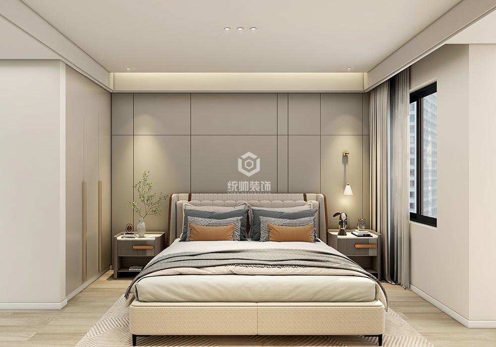 浦東新區未來域城150平現代簡約臥室裝修效果圖