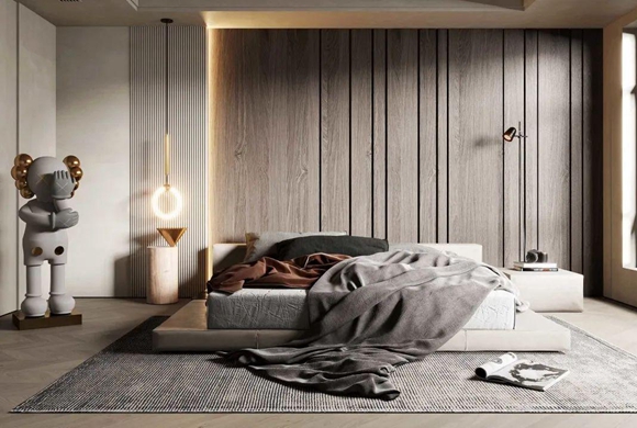 安全感爆棚的地臺床設計，一鍵get臥室流行趨勢